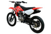 Coolster 200cc Full Size Manual Clutch Dirt Bike - QG-216 -Rear View