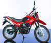 Hawk 250CC Dirt Bike Dual Sports Enduro Electric/Kick - Fully Assembled And Tested - Side Red