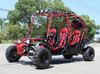 Dongfang 170cc Hummer 4 Seater Go Kart with Automatic Transmission w/Reverse, 4-Stroke, Air-Cooled Single Cylinder