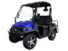 Blue - Massimo Buck 200X UTV, 177cc EFI Four-Stroke, Single Cylinder - Fully Assembled and Tested - Front Side View