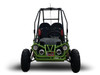 TrailMaster Mini XRX/R+ (Plus) Upgraded Go Kart with Bigger Tires, Frame, Wider Seat - FRONT GREEN