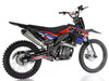Roketa AGB-36N-250 Dirt Bike, Electric/Kick Start - Side Orange