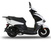 New Amigo GTO-150cc Scooter, 4-Stroke Electric and Kick Start -White