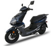 Amigo GTO-50 Scooter, 4 Stroke Electric and Kick Start -BLACK