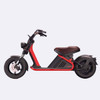 M2 Fat Tire Scooter 2000W EEC Proved Big Wheel Electric chopper Scooter - Red-Side-View