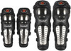 GES Knee Pads Motorcycle - 4Pcs Adults Alloy Steel Motorcycle ATV