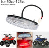 12V Front Head Light Lamp and Rear Brake Tail light for 50cc 70cc 90cc 110cc 125cc Taotao 110B Coolster 3050C Vitacci HAWK Peace Roketa Sunl BMS RPS Raider 6 ICEbear Chinese Quad ATV 4 Wheeler