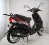 Rps New 50Cc Moped (FY50QT-5) Sunny A6 Street legal - Red Side View