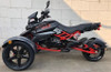 New 200cc Tryker Trike Scooter Gas Moped Fully Automatic with Reverse - Red