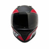 Full Face MMG Helmet. Model Bolt. Color: Matte Black/Red. Size: L. *DOT APPROVED