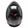 Full Face MMG Helmet. Model Bolt. Color: Matte Black/Red. Size: L. *DOT APPROVED