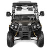 New Vitacci Electric GOLF CART with LITHIUM BATTERY Digital Dash display Free windshield and with Extended Roof   - BLACK