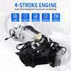 150cc Engine 4-Stroke GY6 Short Case Single Cylinder Moped Motor Air Cooled Complete Engine Set with CVT Transmission Kick Start Lever for Two-wheeled Scooter
