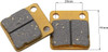 Rear Disc Brake Shoes Pads Chinese ATV Brake Pads fit ATV Quad Dirt Pit Bike Go Kart Buggy 50cc 70cc 110cc, 4Pcs,Golden