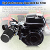 Mini bike Upgraded Air Filter Kit for Predator 212cc Coleman CT200U CT200U-EX BT200X KT196 196cc Baja Warrior MB165 MB200 Mini Bike Go Kart 224cc 420cc Honda GX160 GX200 GX390 Engine Performance Parts
