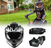 DOT Youth Kids Motocross ATV Helmets Offroad Street Dirt Bike Go-Kart BMX MX Full Face Helmet