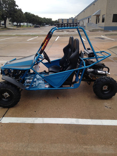 New KANDI BATMAN 200CC GKM Go Kart with BASKET