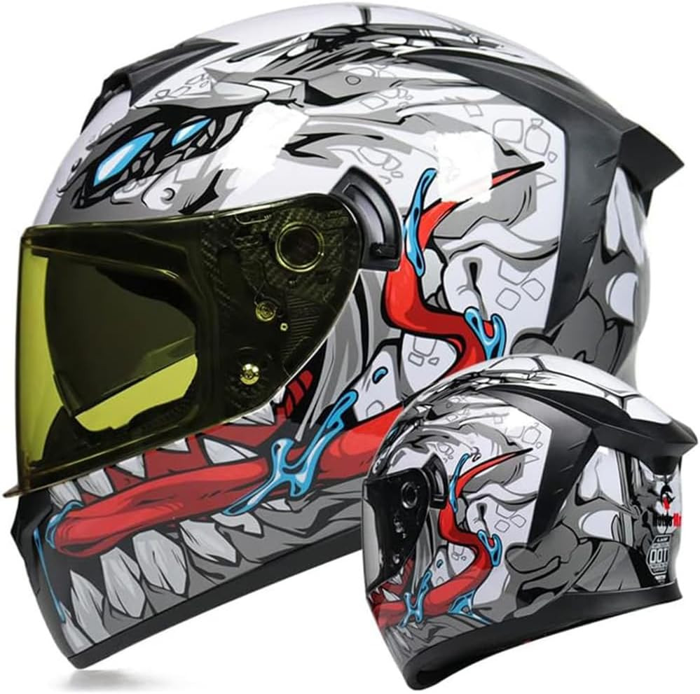 Unisex-Adult Full Face Motorcycle Helmet DOT | Txpowersports