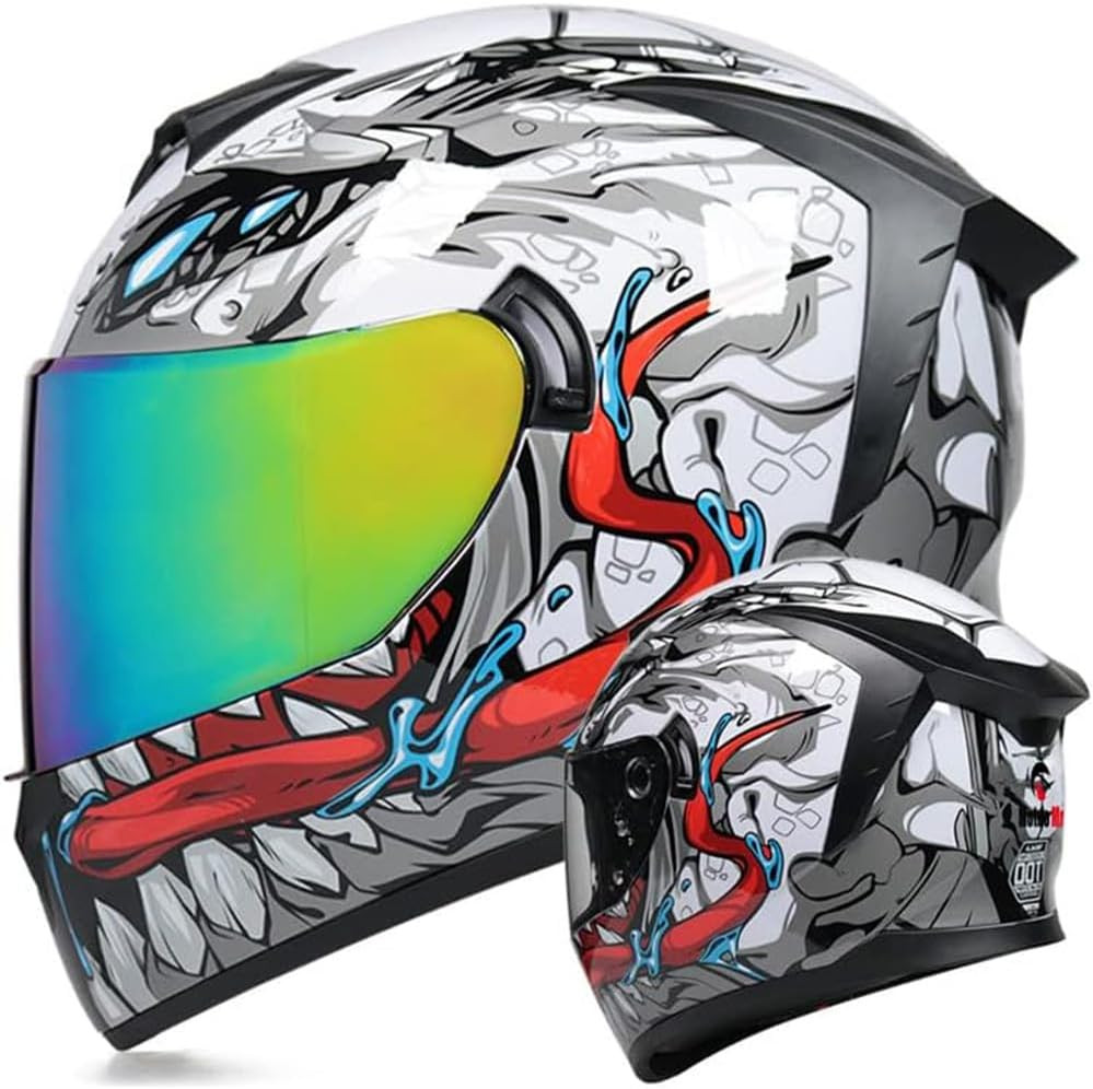 Unisex-Adult Full Face Motorcycle Helmet DOT | Txpowersports