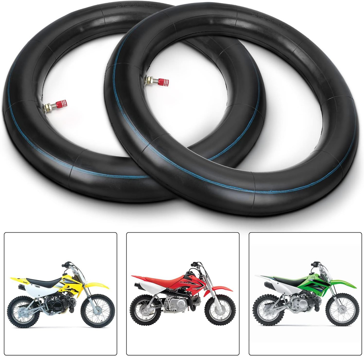 GREHUA 80/100-12 Rear Inner Tube for Dirt Bikes – SSR, CRF, KLX