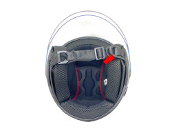 Open Face MMG Helmet. Model Blaze. Color: Matte Black. *DOT APPROVED*