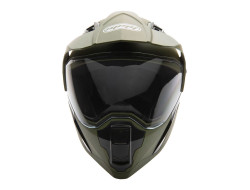 Full Face MMG Helmet. Model Storm. Color: Matte Green. *DOT APPROVED*