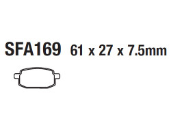 Brake Pads for YAMAHA Zuma 50cc - For Full list of application Click here and Check Fitment