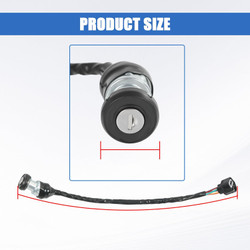 Ignition Switch with Key Assembly Compatible with Massimo Buck 250, 450 & T-Boss 550, 560, 760 UTVs