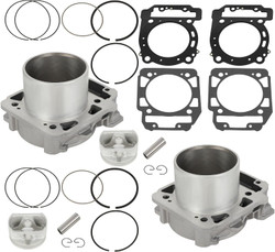 91mm 800cc Cylinder Piston Gasket Top End Rebuild Kit fit for Bombardier for Outlander 400 2003 2004 2005 2006, for Bombardier for Outlander 650 2006, 420929650 420845109 420845107 420845106