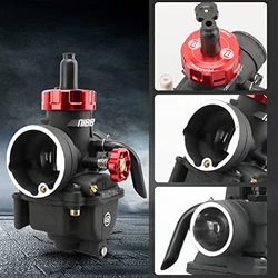 NIBBI 26mm 150cc Carburetor with Jets for 4 Stroke Engines Electric Choke Motorcycle Scooter, Fit YAMAHA KAWASAKI SUZUKI Apollo Dirt Bike Mini Bike SSR TTR KYMCO SYM TAOTAO GY6 Scooter Moped