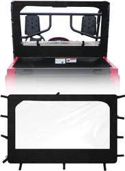 Soft Rear Windshield for Rhino/Massimo, UTV Winter PVC Windscreen