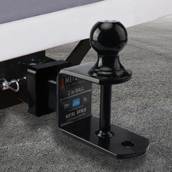 ATV/UTV Trailer Hitch 3-in-1 Towing Ball Mount, Fit 2'' Receiver