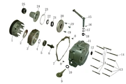 Hawk 250 Crankcase
