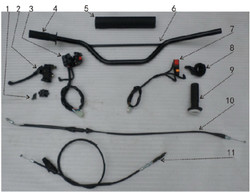 RPS Hawk 250 Throttle Cable (#10 in Diagram)