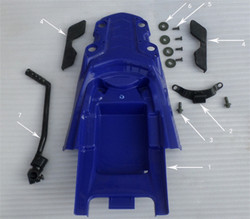 Hawk 250 Kick lever