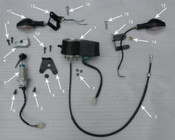 Hawk 250 Front left signal light