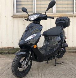 Amigo Speedy 50 Moped Scooter, 4-Stroke, Air Cooled, Fully Automatic - Black