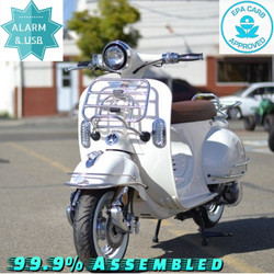 Amigo Znen 2016 VES 150 149cc Street Legal Scooter, 4 Stroke Air Cooled, Remote Start with Front Rack