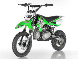 Apollo DB-X6 125cc dirt bike Green