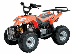 ATV 110CC L1 (ATV 110CC W/ REAR RACK REMOTE KILL AND START & MORE) - Orange