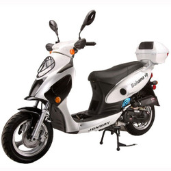 Vitacci BAHAMA 50cc (QT-6) Scooter, 4 Stroke, Air-Forced Cool, Single Cylinder - White