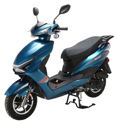 Vitacci Denali 50 cc 10" TIRES! Scooter, 4 Stroke, Air-Forced Cool,Single Cylinder - Blue