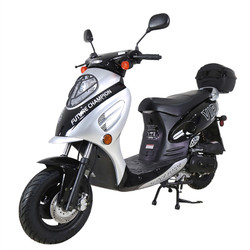 Taotao CY-50A 49cc Gas Automatic Scooter Moped Electric with Keys, Kick Start Back up Scooter