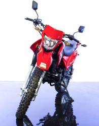 Hawk 250CC Dirt Bike Dual Sports Enduro Electric/Kick - Front Red
