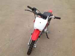 Ricky Power Sports HIGH END DIRT BIKE PIT BIKE 49CC AUTOMATIC W/ ELECTRIC START -Red