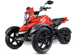 Jasscol Saber 177.3cc Trike, Air Cooled, 4-Stroke, 1-Cylinder, Electric & Kick Start