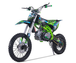 TaoTao DB27 125cc Off-Road Dirt Bike, Kick Start, Air Cooled, 4-Stroke, 1-Cylinder - Fully Assembled and Tested - Green