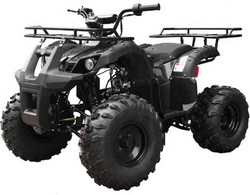 Taotao TForce 135D 110cc Mid Size ATV, Air Cooled, 4-Stroke, 1-Cylinder, Automatic with Reverse - Black
