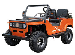 Vitacci Jeep 125cc, 154FMI, XinYuan Go-Kart With Disc Brakes - ORANGE