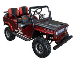 Vitacci Jeep 125cc, 154FMI, XinYuan Go-Kart With Disc Brakes - RED